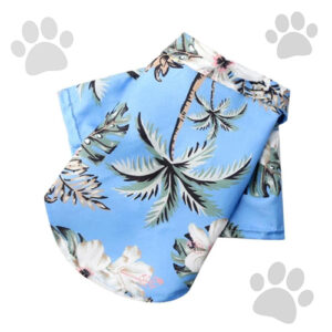 Camisetas de Hawaii Beach para perro o gato estampado hojas - Talla S